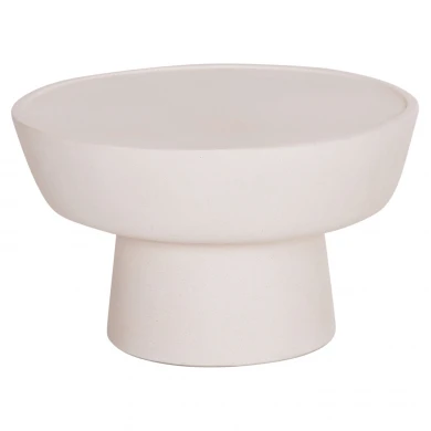 ΤΡΑΠΕΖΙ ΣΑΛΟΝΙΟΥ PIRSON HM18155.02 FIBER CEMENT ΣΕ ΛΕΥΚΟ--Φ60x36Υεκ.