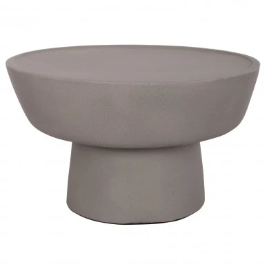 ΤΡΑΠΕΖΙ ΣΑΛΟΝΙΟΥ PIRSON HM18155.03 FIBER CEMENT ΣΕ ΓΚΡΙ--Φ60x36Υεκ.