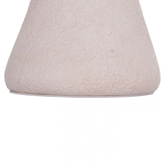 ΣΚΑΜΠΟ ΣΤΡΟΓΓΥΛΟ INTERON HM18171.02 FIBER CEMENT ΣΕ ΛΕΥΚΟ--Φ34x39Υεκ.