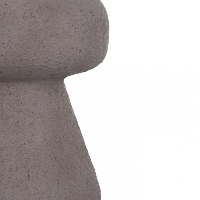 ΣΚΑΜΠΟ ΣΤΡΟΓΓΥΛΟ INTERON HM18171.03 FIBER CEMENT ΣΕ ΓΚΡΙ--Φ34x39Υεκ.