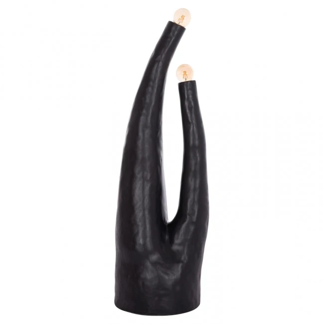 ΔΙΑΚΟΣΜΗΤΙΚΟ ΦΩΤΙΣΤΙΚΟ ΔΑΠΕΔΟΥ TUSKEN HM4702.01 FIBER CEMENT-ΜΑΥΡΟ 50x43x145Υεκ.