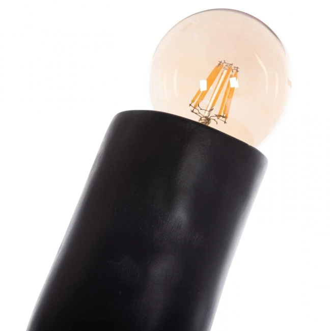 ΔΙΑΚΟΣΜΗΤΙΚΟ ΦΩΤΙΣΤΙΚΟ ΔΑΠΕΔΟΥ TUSKEN HM4702.01 FIBER CEMENT-ΜΑΥΡΟ 50x43x145Υεκ.