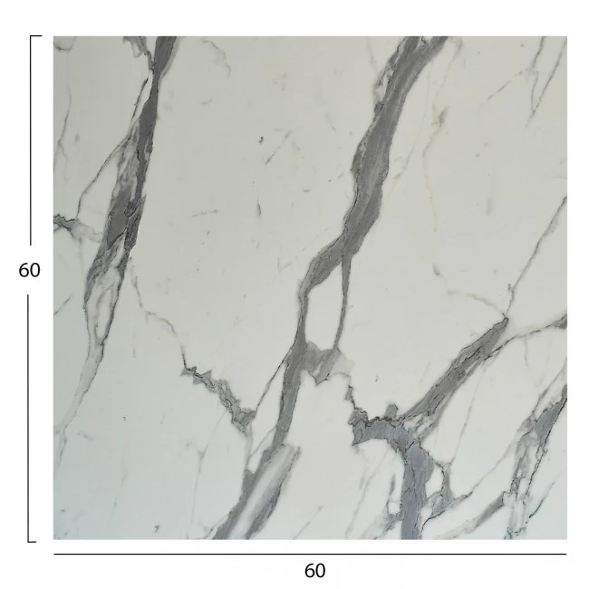 ΕΠΙΦΑΝΕΙΑ ΤΡΑΠΕΖΙΟΥ HPL ΤΕΤΡΑΓΩΝΗ HM5837.31 WHITE MARBLE 60x60εκ.