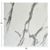 ΕΠΙΦΑΝΕΙΑ ΤΡΑΠΕΖΙΟΥ ΤΕΤΡΑΓΩΝΗ HPL HM5839.31 WHITE MARBLE 80x80εκ