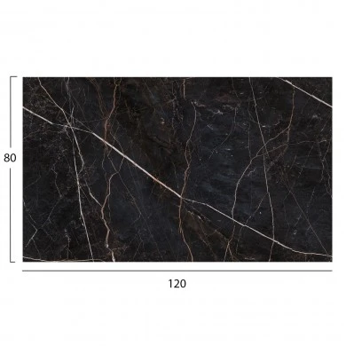 ΕΠΙΦΑΝΕΙΑ ΤΡΑΠΕΖΙΟΥ HPL ΟΡΘΟΓΩΝΙΑ HM5840.34 BLACK MARBLE 120x80εκ.