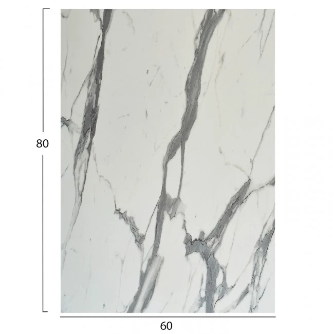 ΕΠΙΦΑΝΕΙΑ ΤΡΑΠΕΖΙΟΥ HPL ΟΡΘΟΓΩΝΙΑ HM6350.31 ΛΕΥΚΟ ΜΑΡΜΑΡΟ 60x80εκ.