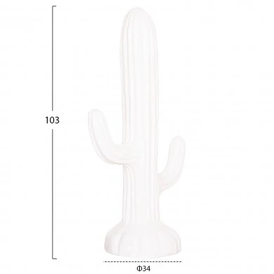 ΔΙΑΚΟΣΜΗΤΙΚΟΣ ΚΑΚΤΟΣ ΔΑΠΕΔΟΥ CACTUS HM4386.02M ΓΥΨΟΣ ΣΕ ΛΕΥΚΟ 54x34x103Υεκ.