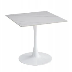 ΤΡΑΠΕΖΙ ΤΡΑΠΕΖΑΡΙΑΣ TETRAN HM18315.01 ΒΑΣΗ ΛΕΥΚΗ--SINTERED STONE SNOW WHITE 80x80x73Υεκ