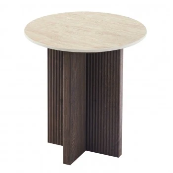 ΤΡΑΠΕΖΙ ΒΟΗΘΗΤΙΚΟ SKY HM18330 ΚΕΡΑΜΙΚΟ TOP ΟΨΗ ΤΡΑΒΕΡΤΙΝΑΣ-MDF ΒΑΣΗ ΚΑΦΕ Φ45x50Υεκ.