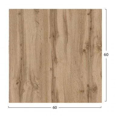 ΕΠΙΦΑΝΕΙΑ ΤΡΑΠΕΖΙΟΥ HPL ΤΕΤΡΑΓΩΝΗ HM5837.36 ΟΨΗ OAK 60x60εκ.