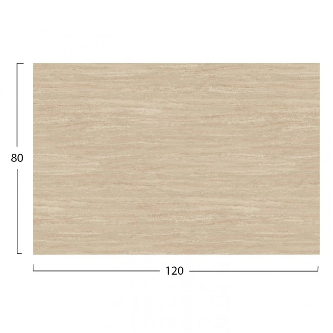 ΕΠΙΦΑΝΕΙΑ ΤΡΑΠΕΖΙΟΥ HPL ΟΡΘΟΓΩΝΙΑ HM5840.35 TRAVERTINE 120x80εκ.