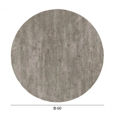 ΕΠΙΦΑΝΕΙΑ ΤΡΑΠΕΖΙΟΥ HPL ΣΤΡΟΓΓΥΛΗ HM5841.37 CONCRETE Φ60εκ.
