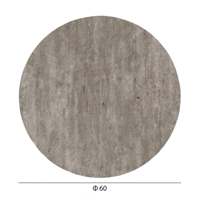 ΕΠΙΦΑΝΕΙΑ ΤΡΑΠΕΖΙΟΥ HPL ΣΤΡΟΓΓΥΛΗ HM5841.37 CONCRETE Φ60εκ.