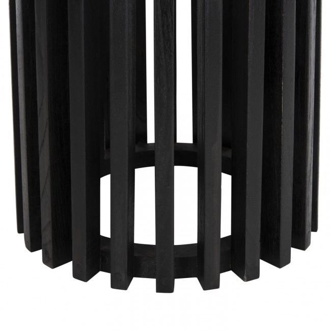 ΒΑΣΗ BAR STAND ΕΣΩΤ.ΧΩΡΟΥ ΜΕΣ.ΥΨΟΥΣ ΣΤΡΟΓΓΥΛΗ FRANTZ HM9857.12 MINDI ΞΥΛΟ ΣΕ ΜΑΥΡΟ Φ40x90Υεκ.