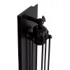 ΑΠΛΙΚΑ ΤΟΙΧΟΥ 2ΦΩΤΗ BEACON HM4463 ΜΕΤΑΛΛΟ ΣΕ ΜΑΥΡΟ 10x10x47Υεκ.