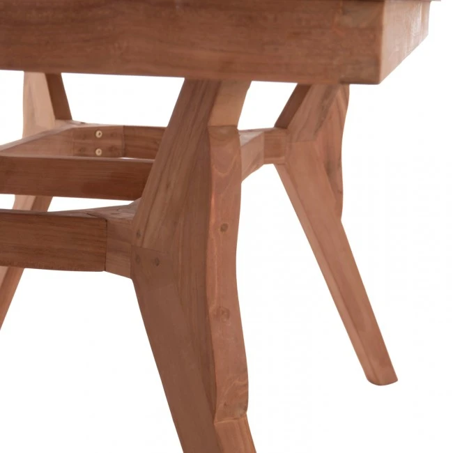 ΤΡΑΠΕΖΙ ΤΡΑΠΕΖΑΡΙΑΣ WONDER HM18116 ΞΥΛΟ TEAK--ΦΥΣΙΚΟ 180x91x75Υεκ.