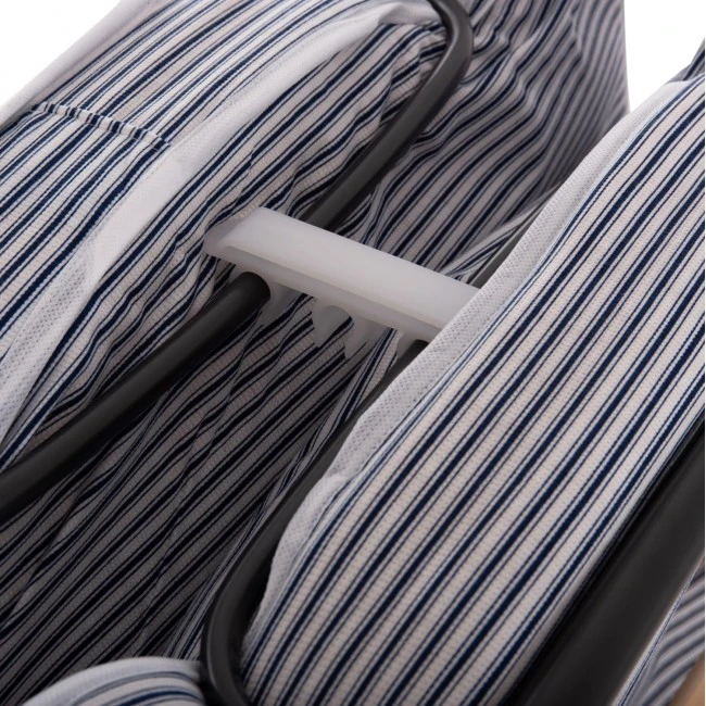 ΚΡΕΒΑΤΙ-ΡΑΝΤΖΟ ΙΤΑΛΙΑΣ NOBLE HM393.01 ΜΕΤΑΛΛΙΚΟ ΜΕ ΡΟΔΕΣ & ΣΤΡΩΜΑ 9εκ ΜΠΛΕ-ΛΕΥΚΟ 80x182x37.5Υεκ.