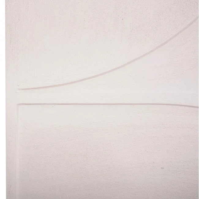 ΠΙΝΑΚΑΣ ΤΕΤΡΑΓΩΝΟΣ ΣΕΙΡΑ SANTORINI HM4507 MDF ΣΕ ΥΠΟΛΕΥΚΟ ΧΡΩΜΑ 80x4(πάχος)x80Υεκ.