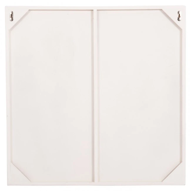 ΠΙΝΑΚΑΣ ΤΕΤΡΑΓΩΝΟΣ ΣΕΙΡΑ SANTORINI HM4507 MDF ΣΕ ΥΠΟΛΕΥΚΟ ΧΡΩΜΑ 80x4(πάχος)x80Υεκ.