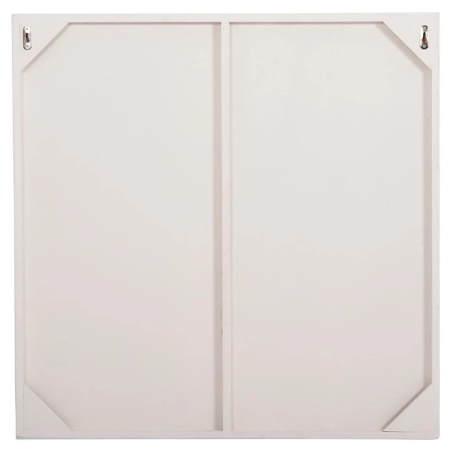 ΠΙΝΑΚΑΣ ΤΕΤΡΑΓΩΝΟΣ ΣΕΙΡΑ SANTORINI HM4508 MDF ΣΕ ΥΠΟΛΕΥΚΟ ΧΡΩΜΑ 80x4(πάχος)x80Υεκ.