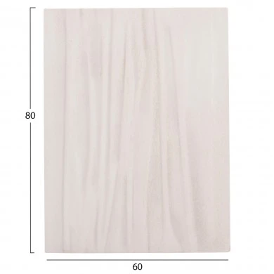 ΠΙΝΑΚΑΣ ΟΡΘΟΓΩΝΙΟΣ ΣΕΙΡΑ SANTORINI HM4518 MDF ΣΕ ΥΠΟΛΕΥΚΟ ΧΡΩΜΑ 60x4(πάχος)x80Υεκ.