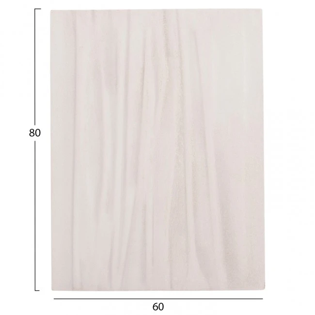 ΠΙΝΑΚΑΣ ΟΡΘΟΓΩΝΙΟΣ ΣΕΙΡΑ SANTORINI HM4518 MDF ΣΕ ΥΠΟΛΕΥΚΟ ΧΡΩΜΑ 60x4(πάχος)x80Υεκ.