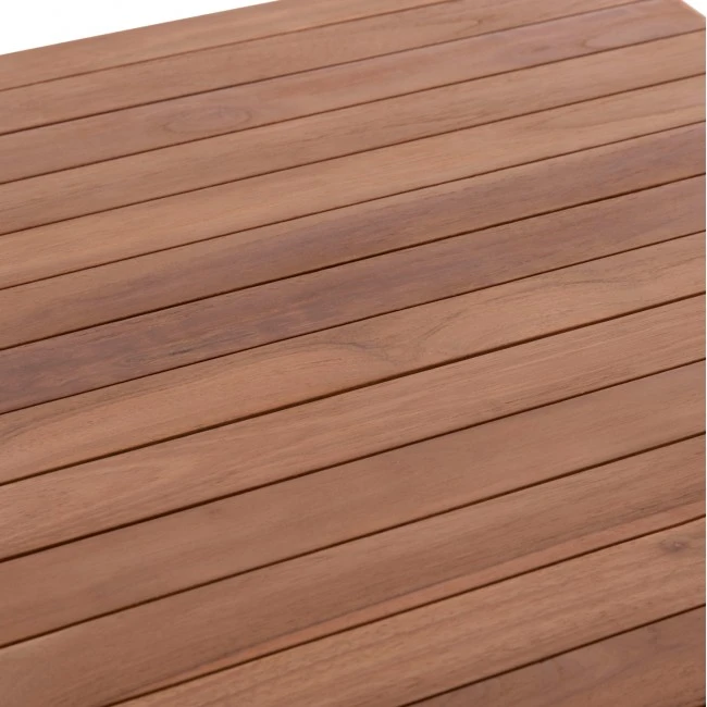 ΕΠΙΦΑΝΕΙΑ ΤΡΑΠΕΖΙΟΥ ΤΕΤΡΑΓΩΝΗ HM18137 ΞΥΛΟ TEAK--ΦΥΣΙΚΟ 80x80x4(πάχος)εκ.