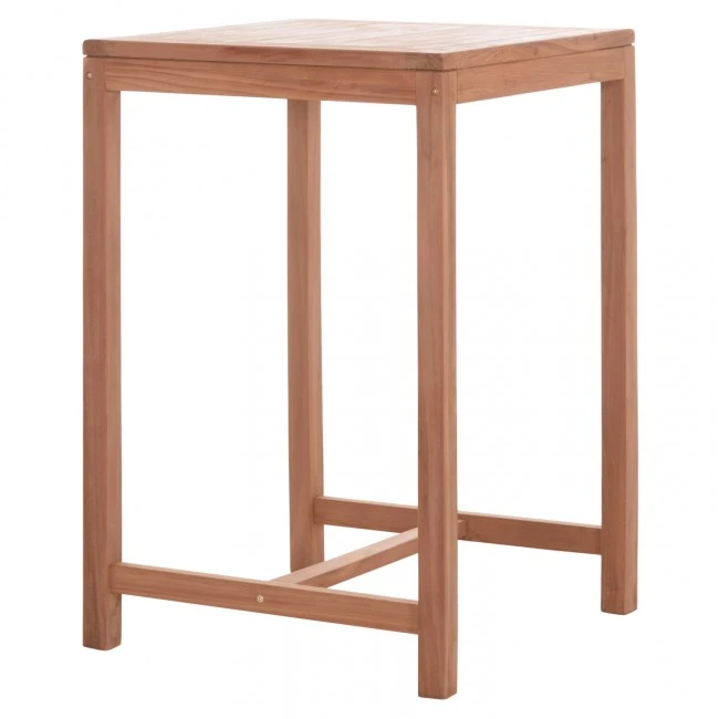 ΤΡΑΠΕΖΙ ΜΠΑΡ ΤΕΤΡΑΓΩΝΟ PRESSCOT HM18113 ΞΥΛΟ TEAK ΣΕ ΦΥΣΙΚΟ 70x70x105Υεκ.