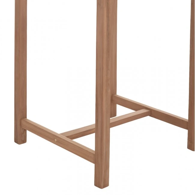 ΤΡΑΠΕΖΙ ΜΠΑΡ ΤΕΤΡΑΓΩΝΟ PRESSCOT HM18113 ΞΥΛΟ TEAK ΣΕ ΦΥΣΙΚΟ 70x70x105Υεκ.