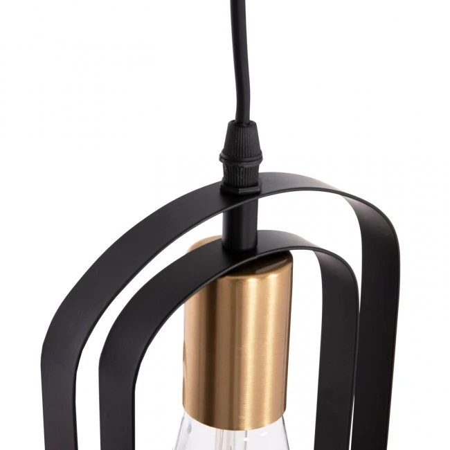 ΦΩΤΙΣΤΙΚΟ ΟΡΟΦΗΣ ΚΡΕΜΑΣΤΟ BIUT HM7528.11 ΜΑΥΡΟ ΜΕΤΑΛΛΟ-ΧΡΥΣΟ ΝΤΟΥΙ Φ23x139Υεκ.