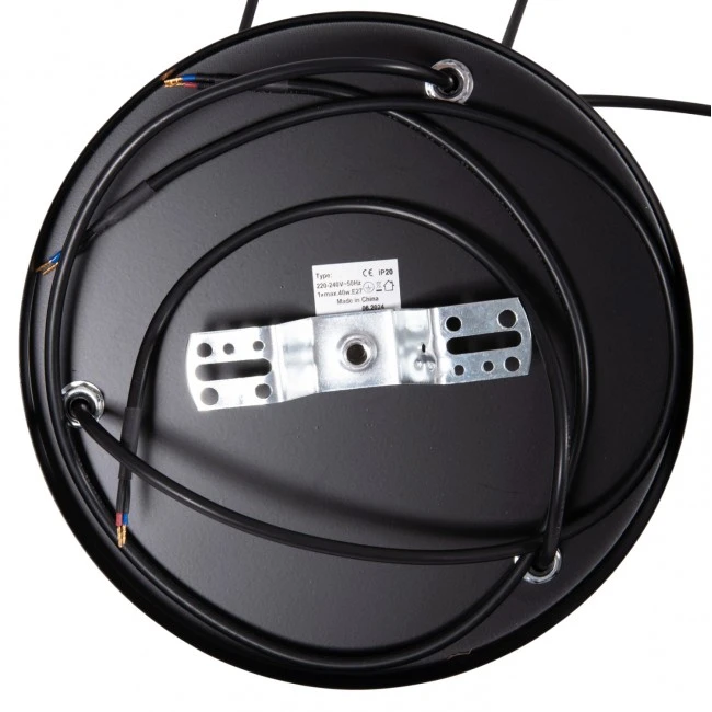 ΦΩΤΙΣΤΙΚΟ ΟΡΟΦΗΣ ΚΡΕΜΑΣΤΟ BIUT HM7528.11 ΜΑΥΡΟ ΜΕΤΑΛΛΟ-ΧΡΥΣΟ ΝΤΟΥΙ Φ23x139Υεκ.