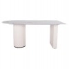 ΤΡΑΠΕΖΙ ΤΡΑΠΕΖΑΡΙΑΣ CERAMUS HM9772.01 12mmΚΕΡΑΜΙΚΟ TOP ΛΕΥΚΟ ΜΑΡΜΑΡΟ-MDF ΛΕΥΚΟ 180x90x76Υεκ.