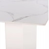 ΤΡΑΠΕΖΙ ΤΡΑΠΕΖΑΡΙΑΣ CERAMUS HM9772.01 12mmΚΕΡΑΜΙΚΟ TOP ΛΕΥΚΟ ΜΑΡΜΑΡΟ-MDF ΛΕΥΚΟ 180x90x76Υεκ.