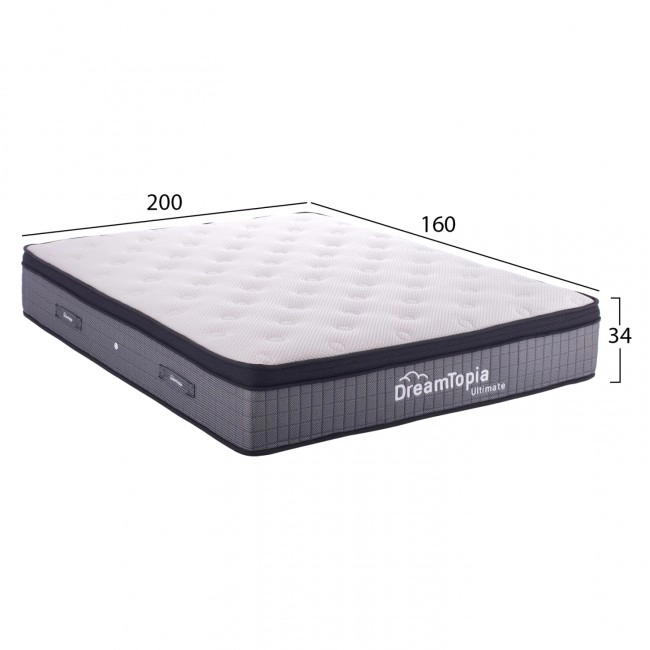 ΣΤΡΩΜΑ DREAMTOPIA, σειρά ULTIMATE HM661.160 ΜΕ ΑΝΩΣΤΡΩΜΑ 160X200x34Yεκ.