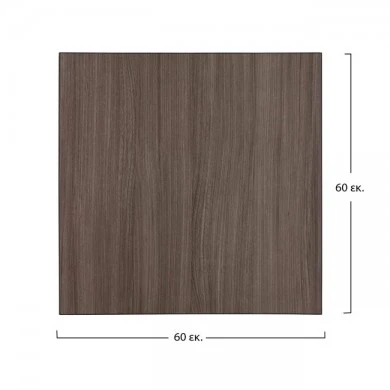 ΕΠΙΦΑΝΕΙΑ ΤΡΑΠΕΖΙΟΥ ΑΠΟ MDF 60Χ60 εκ. HM8437.01 ΣΤΑΧΤΙ ΜΑΥΡΟ