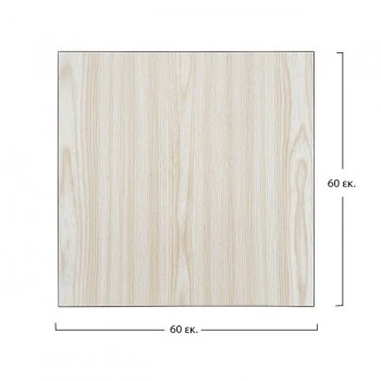 ΕΠΙΦΑΝΕΙΑ ΤΡΑΠΕΖΙΟΥ ΑΠΟ MDF 60Χ60 εκ. HM8437.03 ΔΡΥΣ ΜΑΥΡΟ