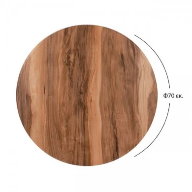 ΕΠΙΦΑΝΕΙΑ ΤΡΑΠΕΖΙΟΥ Φ70Χ2.5εκ. 525 WERZALIT INDIAN SESAMI HM5228.10