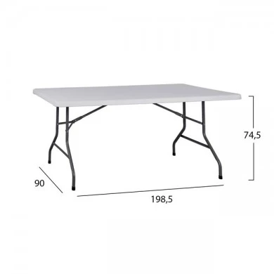 ΤΡΑΠΕΖΙ CATERING-ΣΥΝΕΔΡΙΟΥ HM5682 198,5Χ90Χ74,5Υ εκ. ΠΤΥΣΣΟΜΕΝΟ