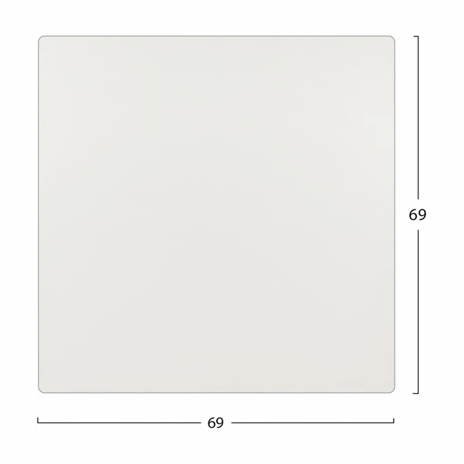 ΕΠΙΦΑΝΕΙΑ ΤΡΑΠΕΖΙΟΥ HPL HM5838.02 ΛΕΥΚΗ 69X69 εκ. ΠΑΧΟΥΣ 12mm.