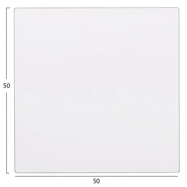 EΠΙΦΑΝΕΙΑ ΤΡΑΠΕΖΙΟΥ HPL HM6362.02 ΤΕΤΡΑΓΩΝΗ ΛΕΥΚΗ COMPACT 50X50X1.5εκ.