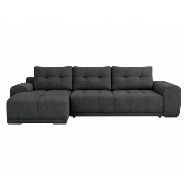 ΚΑΝΑΠΕΣ ΚΡΕΒΑΤΙ ΑΡΙΣΤΕΡΗ ΓΩΝΙΑ COMFYRA HM3336.01L ΓΚΡΙ ΥΦΑΣΜΑ 270x181x75Υεκ