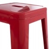 ΣΚΑΜΠΟ BAR ΜΕΤΑΛΛΙΚΟ MELITA ΣΕ ΚΟΚΚΙΝΟ HM8642.04 43x43x78Y εκ.