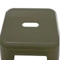 ΣΚΑΜΠΟ BAR ΜΕΤΑΛΛΙΚΟ MELITA ΣΕ DARK OLIVE GREEN HM8642.03 43x43x78 εκ.