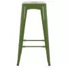ΣΚΑΜΠΟ BAR ΜΕΤΑΛΛΙΚΟ MELITA ΣΕ LIGHT OLIVE GREEN HM8642.13 43x43x78 εκ.