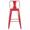 ΣΚΑΜΠΟ ΜΠΑΡ ΜΕΣΑΙΟΥ ΥΨΟΥΣ ΜΕΤΑΛΛΙΚΟ MELITA-PRO HM8574.44 ΚΟΚΚΙΝΟ 43x43x88Υεκ.