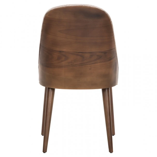 ΚΑΡΕΚΛΑ SATURN HM18018.01 ΞΥΛΟ ΟΞΙΑΣ ΣΕ ΚΑΦΕ & ΥΦΑΣΜΑ ΣΕ ΜΠΕΖ 50x59x90Υεκ.