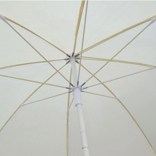 ΟΜΠΡΕΛΑ ΘΑΛΑΣΣΗΣ RANDALL 2.20μ HM6015.01 ΛΕΥΚΗ 8 ΑΚΤΙΝΕΣ FIBERGLASS