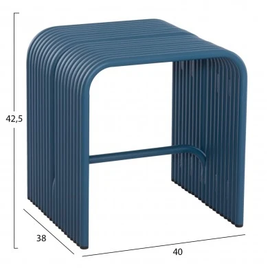 ΣΚΑΜΠΟ ΣΕΙΡΑ INTREPID HM6325.08 ΑΛΟΥΜΙΝΙΟ ΣΕ ΜΠΛΕ ΧΡΩΜΑ 40x38x42,5Yεκ.