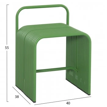 ΣΚΑΜΠΟ ΣΕΙΡΑ INTREPID HM6326.07 ΑΛΟΥΜΙΝΙΟ ΣΕ ΠΡΑΣΙΝΟ ΧΡΩΜΑ 40x38x55Υεκ.