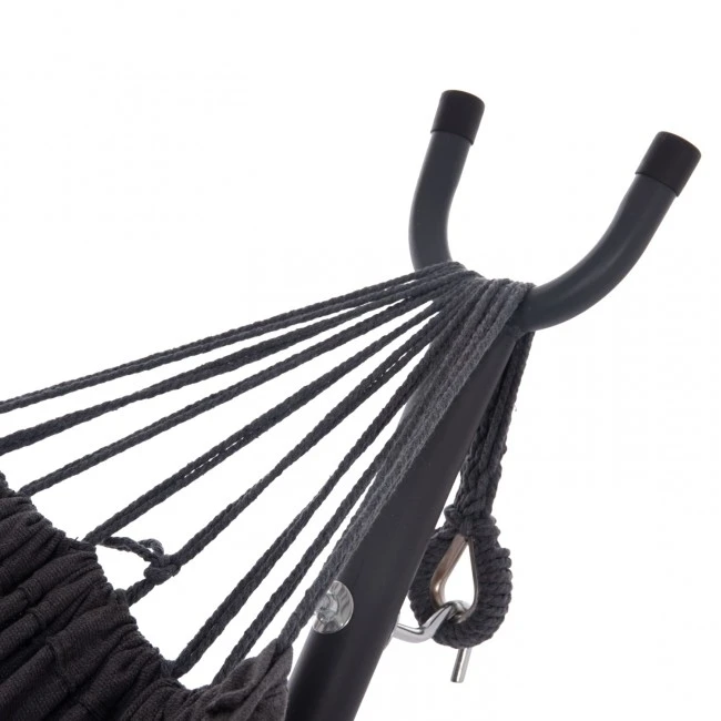 ΑΙΩΡΑ CRAVE HM6304.01 ΑΝΘΡΑΚΙ ΜΕΤΑΛΛΙΚΟΣ ΣΚΕΛΕΤΟΣ-ΣΚΟΥΡΟ ΓΚΡΙ ΥΦΑΣΜΑ 265x93x105Υεκ